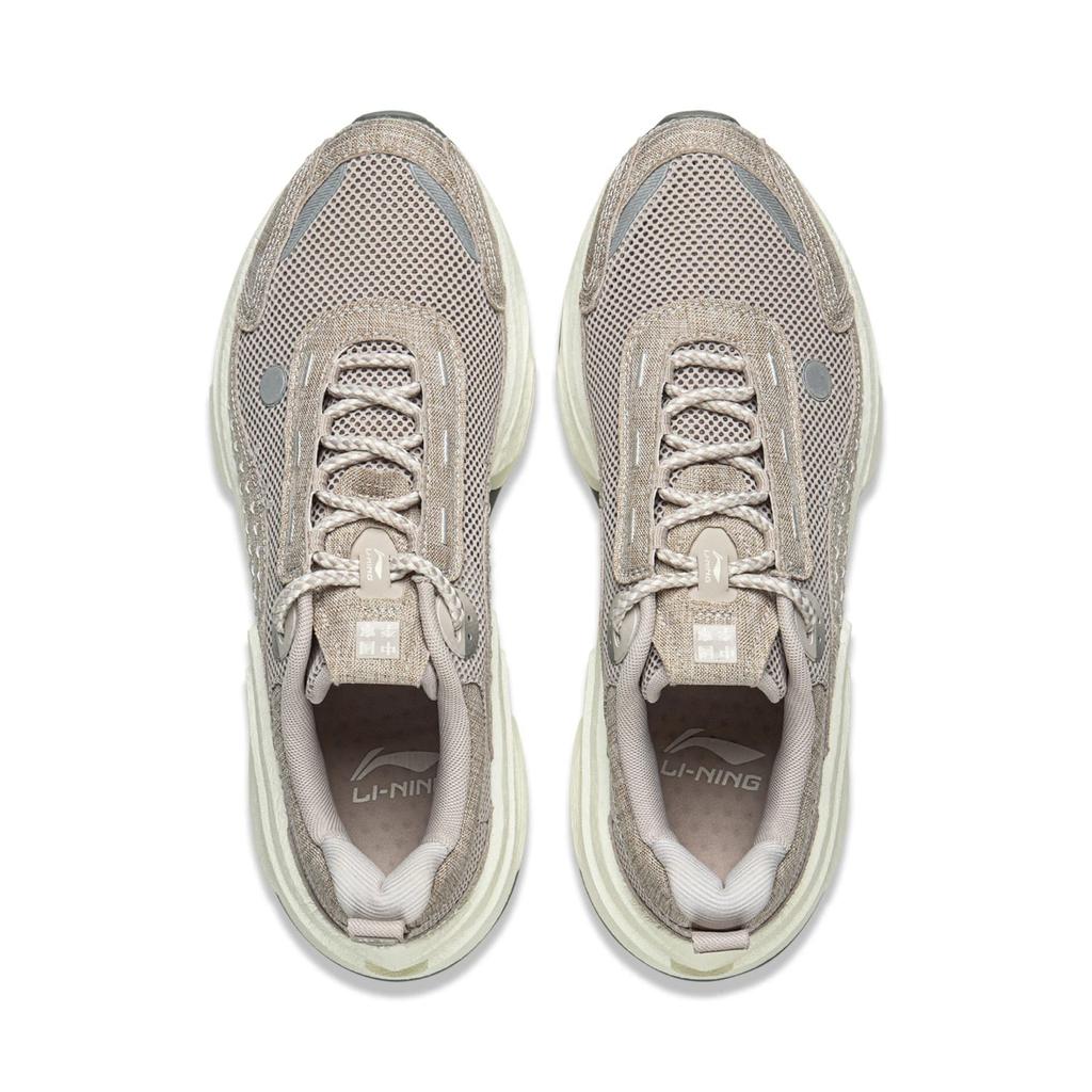 Li Ning Cushioning Rebound Low Top Casual Running Shoes Men's Gray AZGW063-3