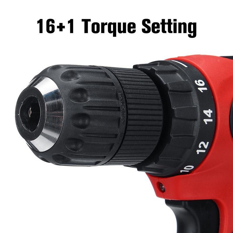 54N.M 10000mAh Battery Electric Drill Kit Material: Plastic shellHigh Torque Electric Brushless Cordless Drill Hammer Impact Wrench 88V