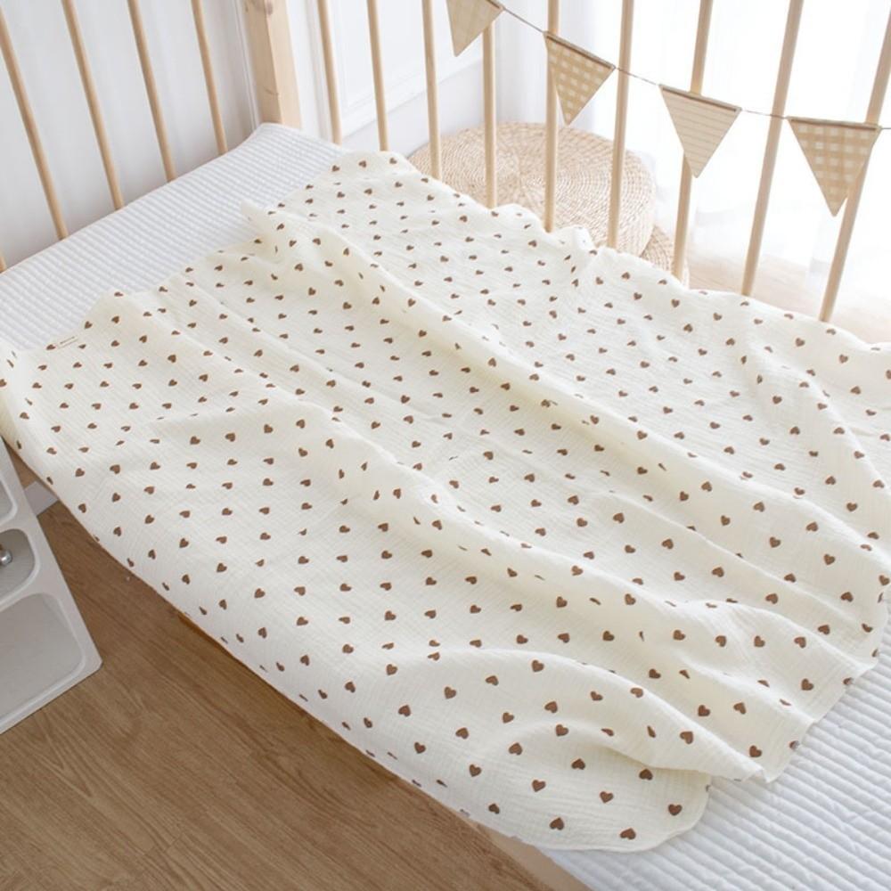 Breathable Gauze Baby Swaddle Blanket Double-Layered Baby Quilt Newborn Wrap Blanket For Newborn