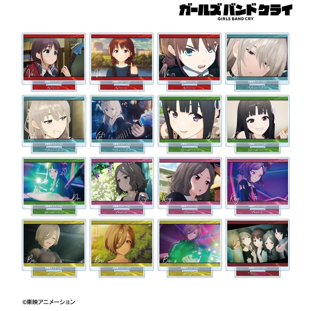 Mädchenband Cry Handelsszene Acryl-Ständer Schachtel mit 16 Stück