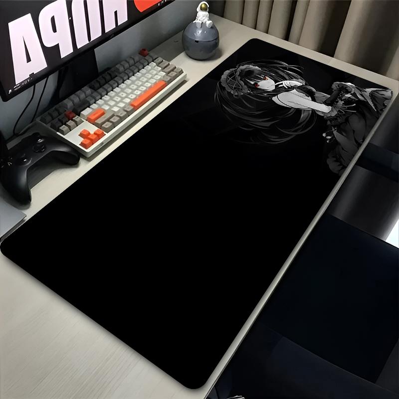 Mouse Pad Hd Printing Anime Kawaii Girls Tokisaki Kurumi Date A Live Desk Mat Pc Accessories Gamer Cabinet Keyboard Mousepad
