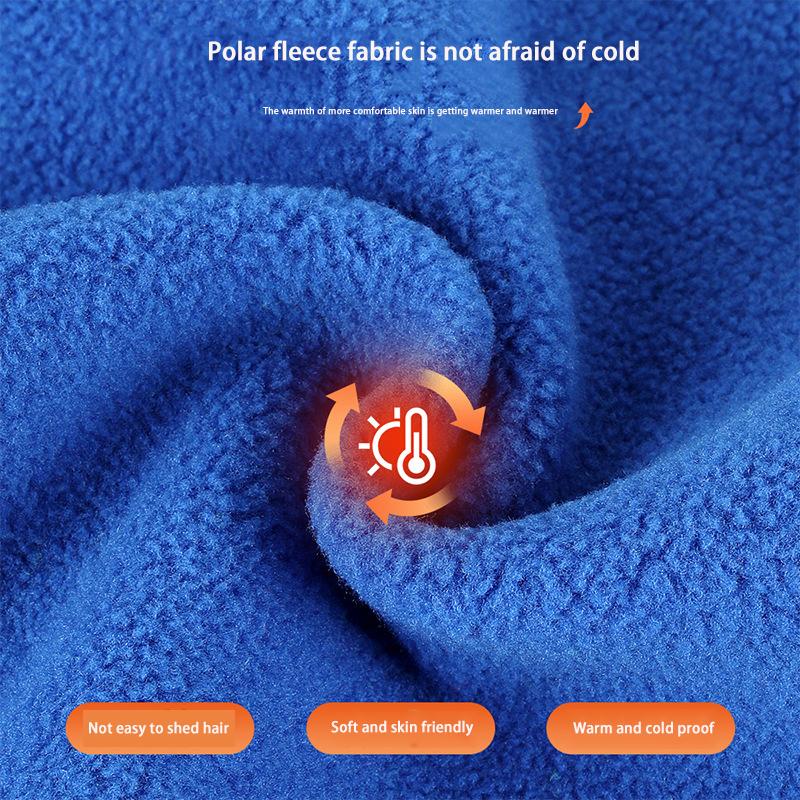 Polar Fleece Cycling Beanies For Men Women Winter Warmer Full Face Mask Cover Sports Thermal Mask Helmet Liner Ski Balaclava Cap