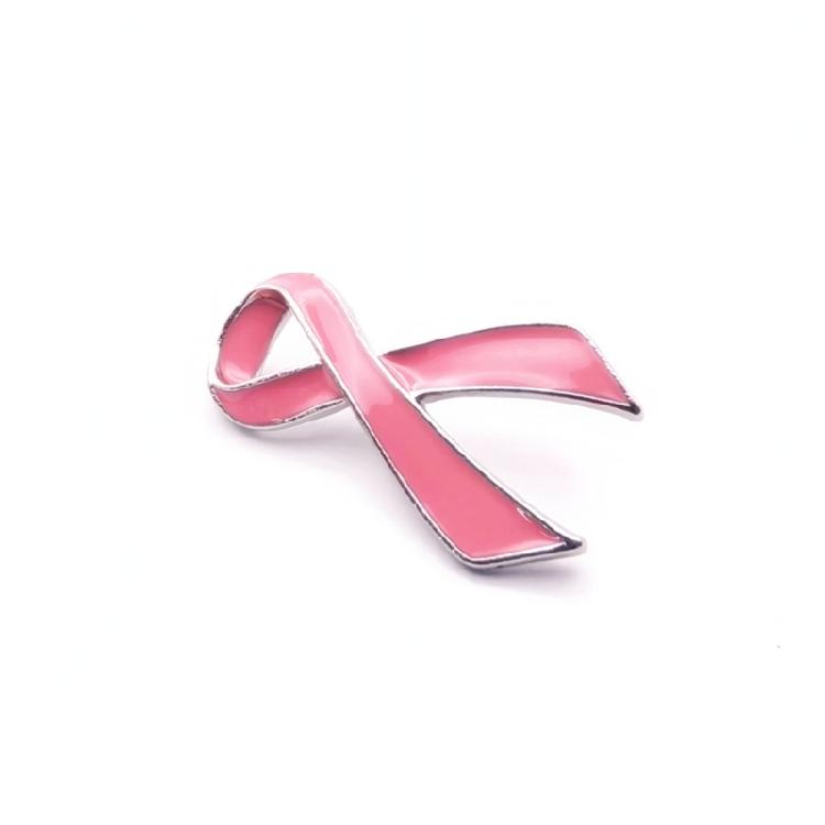 10 Pcs Pink Ribbon Charity Brooches Hope Pins Jewellery Pins Pink Ribbon Pins For Diseases Prevention Initiatives