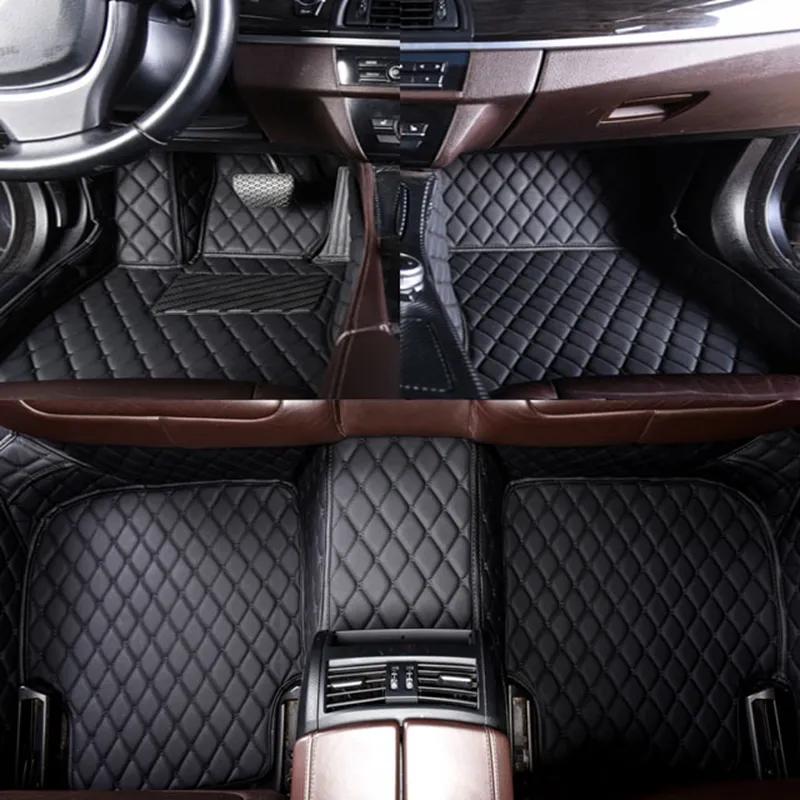 Car Floor Mats Special Waterproof And Non-slip Leather Carpet For BMW 3 E90 2004-2012 Years Car Accessories