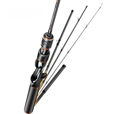 Portable Multi-sections Carbon Fishing Rod Adjustable 1.98 To 2.13m M/F Action Long Cast 4+1Sec High Carbon Ultra Light Travel-specific Fishing Rod