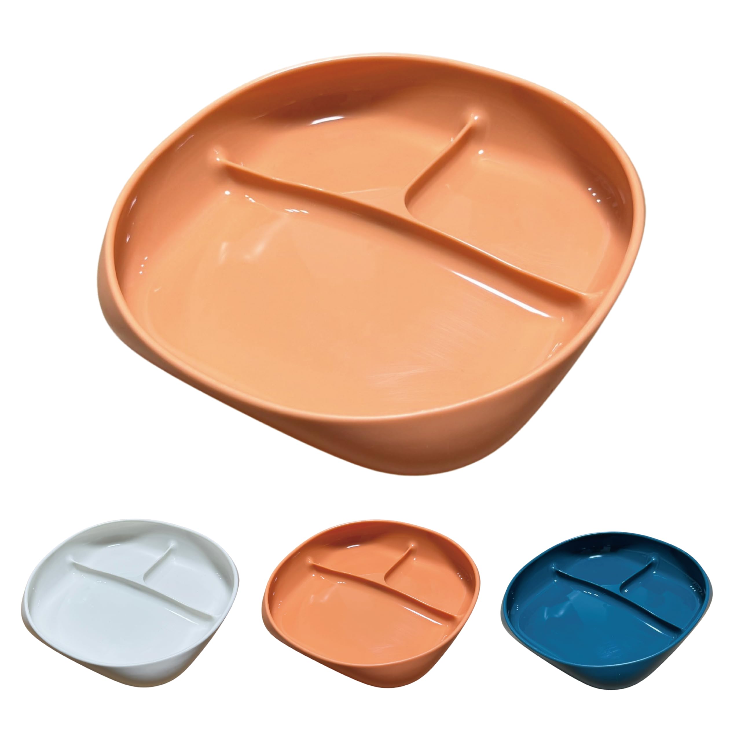 

[Під наглядом зареєстрованого дієтолога] Дитячий посуд для немовлят та їжі для відлучення: Легке Зачерпування, Захист від Проливання, Дизайн у Скандинавському Стилі з