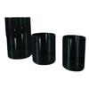 Windproof Cylindrical Glass Candle Holder - Transparent, High-Temperature Resistant, Explosion-Proof for Outdoor and Home Use.