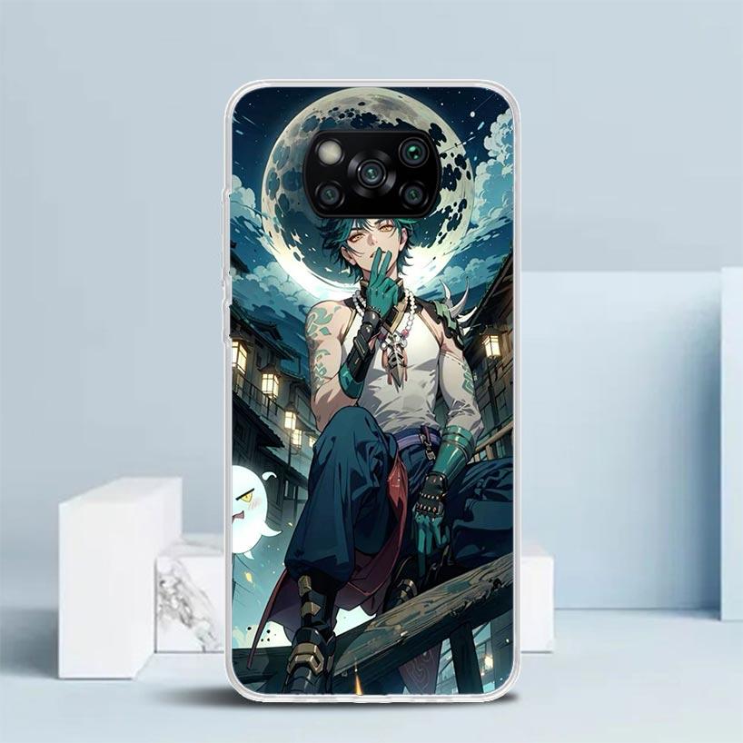 Xiao Genshin Impact Phone Case For Xiaomi Poco F7 Ultra X5 X6 X7 Pro M7 Redmi 15C 15 13C 13 12C 12 10C 10 10A 9 9C 9A 9T Cover P