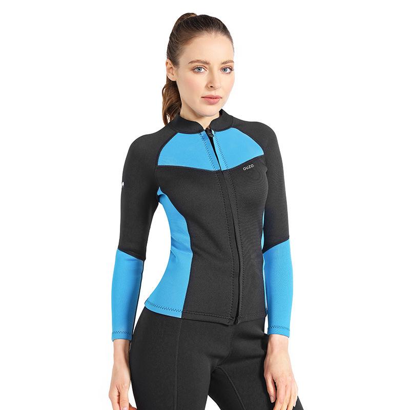 Herren 1,5 mm Langarm-Tauchanzug - Warm, Kälte- und Sonnenschutz Surfbekleidung