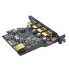 7-Port USB 3.2 Adapter Card with 5 External Ports + 19-Pin Front Panel, Dual-Core Host Controller, GEN1 5Gbps.