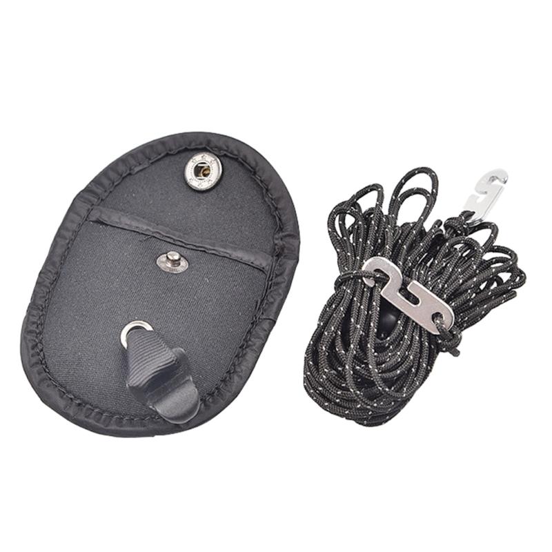 Travel Camping Balcony Home Laundry Clothesline Space Saving Lights Hanging Line 1 чёрный