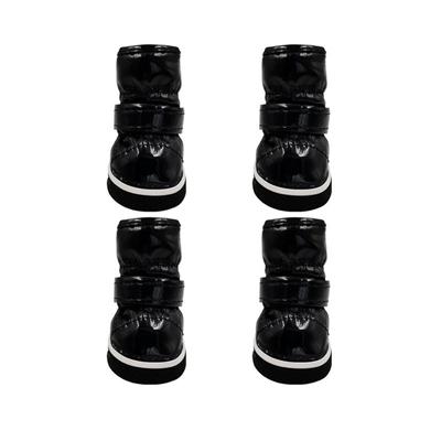 Hundeschuhe Haustier Baumwollschuhe Schneestiefel Welpen Winter Plus Schuhe 4