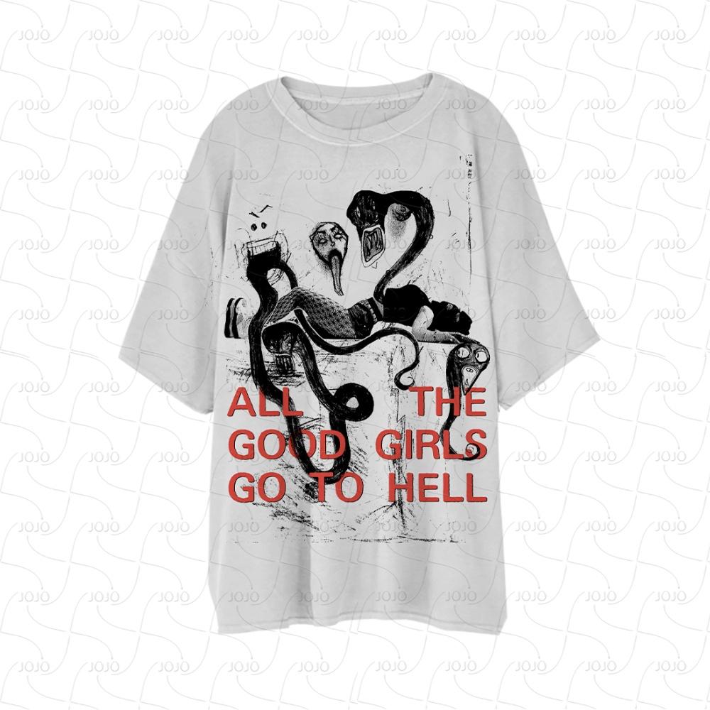 Billie Eilish Hit Me Hard and Soft Same Style 3D Print T-shirts Men Women Fashion Pop Music Oversized Hiphop T-shirt WHITE Top