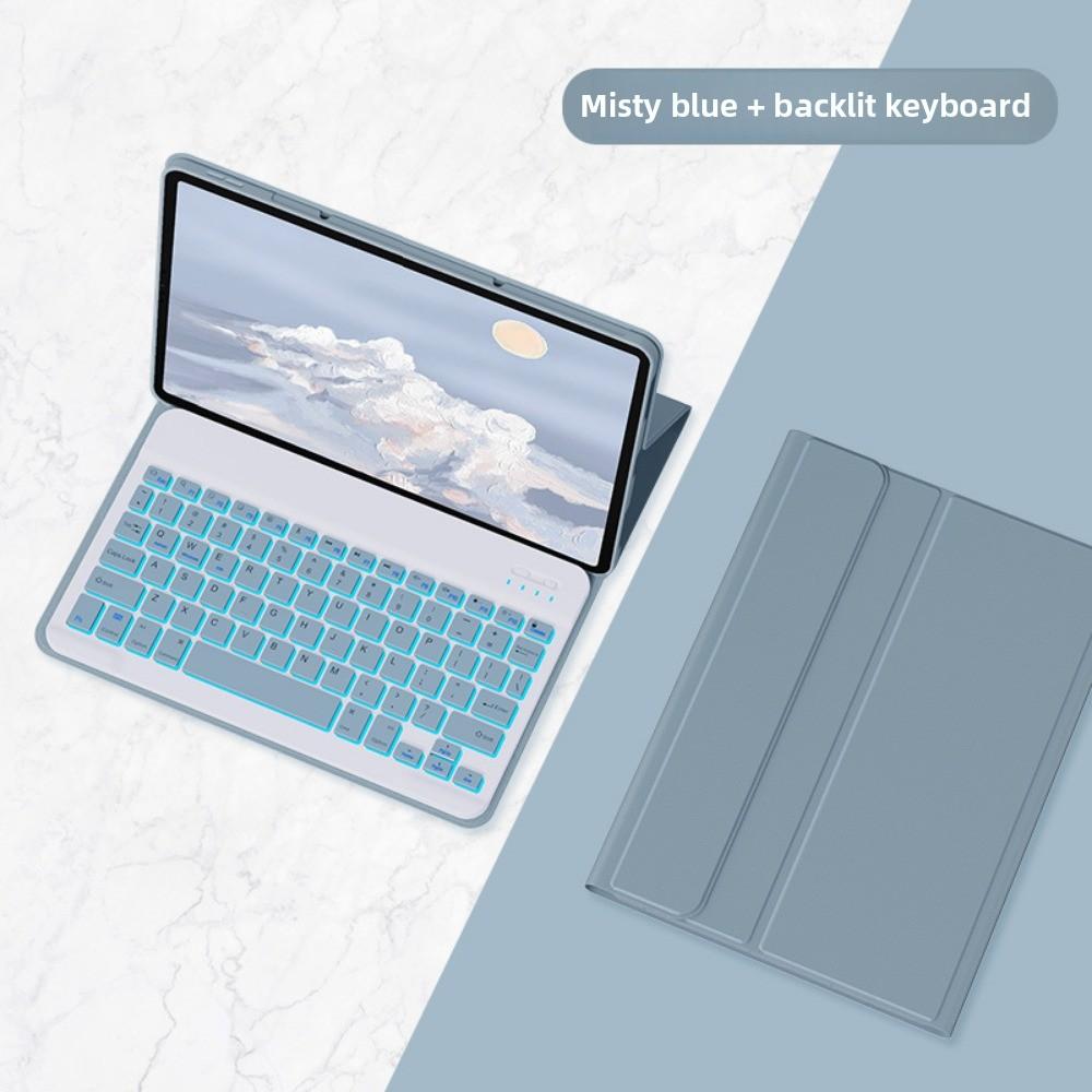 OPPO Pad Air2 Keyboard Case 114 Inch Magnetic Bluetooth Keyboard Protective Cover with Builtin Mouse