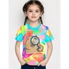 Kids' T-Shirt Animals Boys and Girls Capybara Children's T-Shirt 3D Print Top Loose and Comfortable Gradient Children