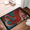 Cute Kraken Octopus Doormat Mat Anti-Slip Sea Creature Ocean Animal Bathroom Kitchen Living Room Rug Carpet 40*60cm