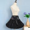 A-line Petticoat Crinoline Slips Wedding Accessories Short Fluffy Tutu Skirt 50s Vintage Puffy Underskirt 15.8in