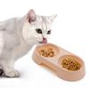 Double Pet Bowls Dog Food Water Feeder Dual-use Pet Drinking Dish Feeder Cat Puppy Feeding Supplies Small Dog Accessories