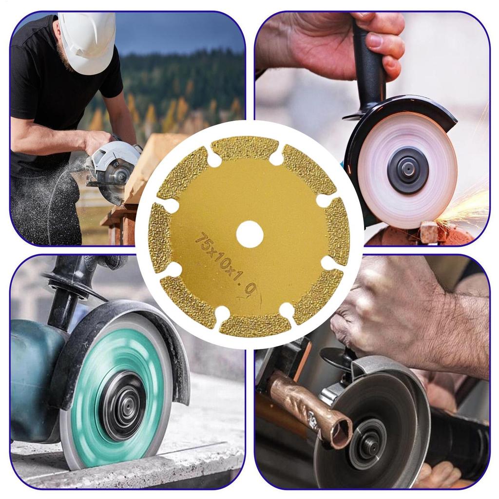 Grinding Wheel 3 Inch Metal Heavy Duty Cutting Attachments Angle Grinder Discs For Metal Concrete Stone Tile Paint Steel Carbon