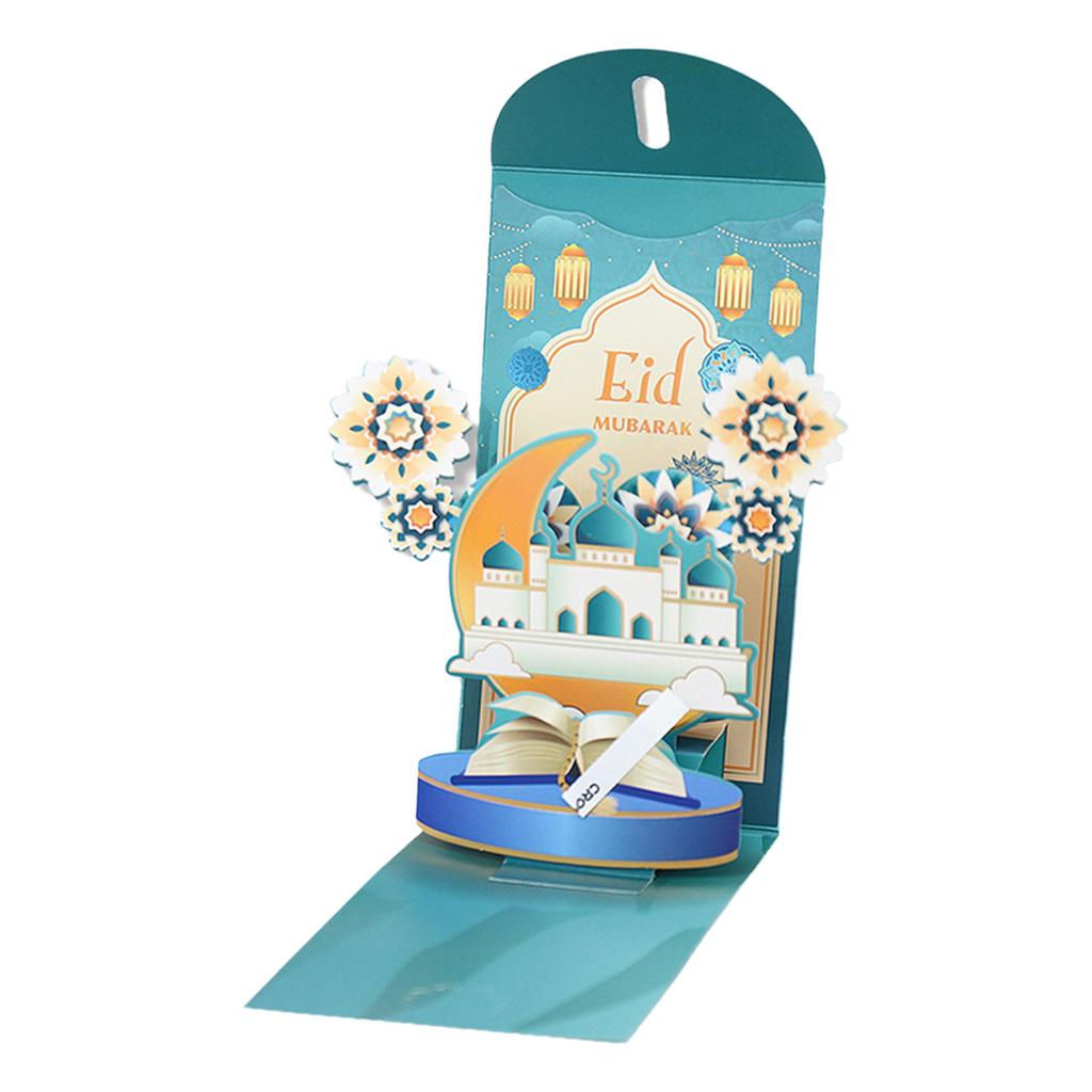 Papier 3D Rötliche Umschläge Symbolisieren Reichtum Geld Paket Grußkarte Papier Hongbao Stilvolle Ramadans Dekoration