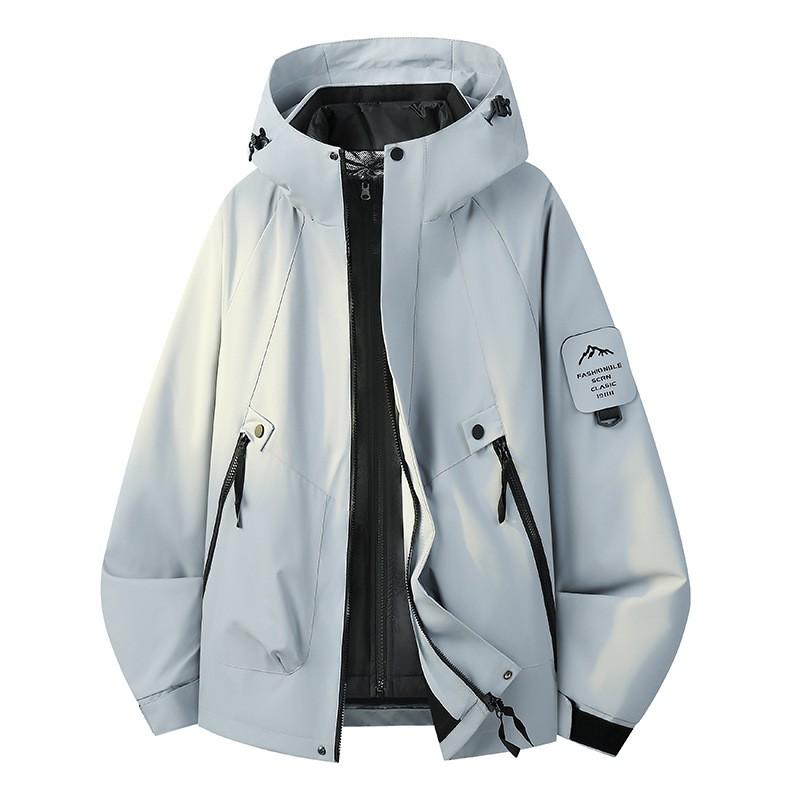 3-in-1 Detachable Windproof Waterproof Hiking Jacket Men Women Outdoor Camping Trekking Fall Winter