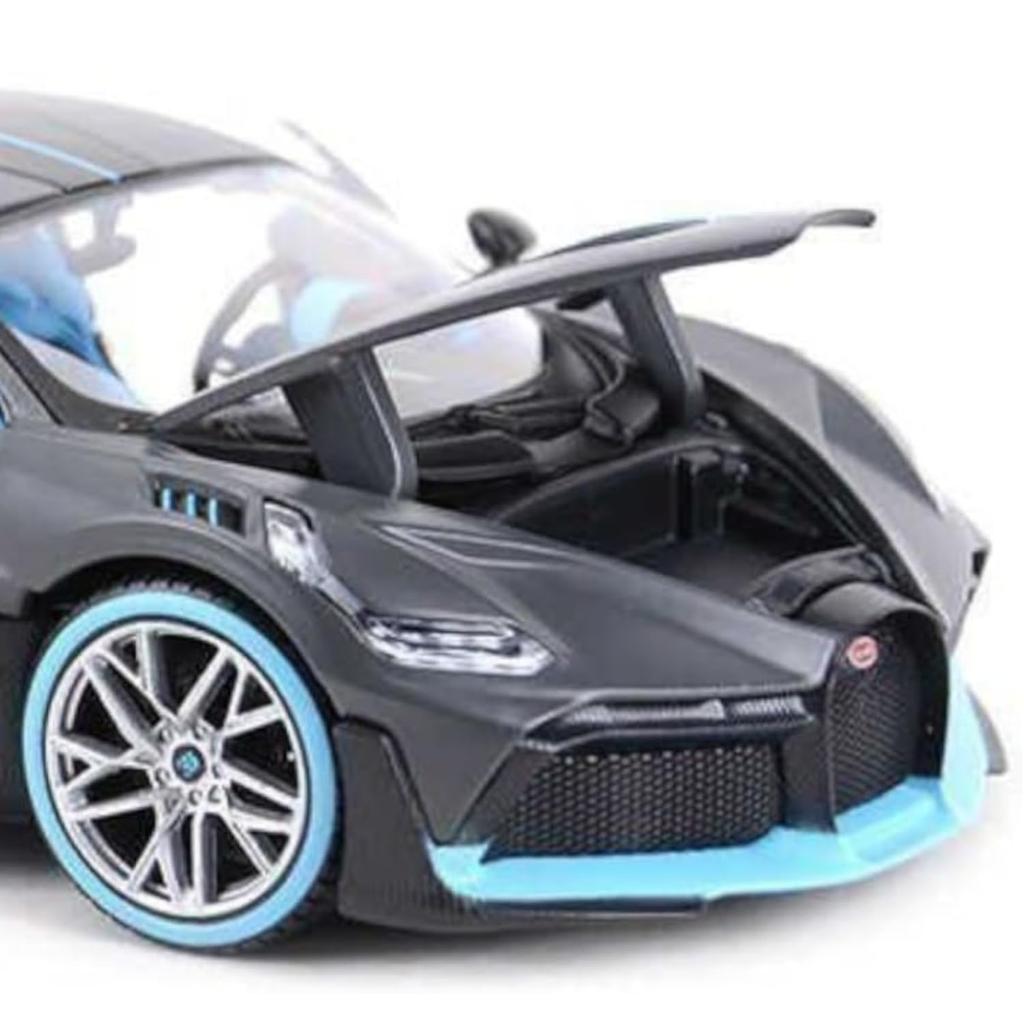 Maisto Scale Bugatti Chiron Divo Grey Engine Compartment Open Diecast Model Finished 31526 1/24 (Limited Edition, Version) / Car, Model, GY(CN)