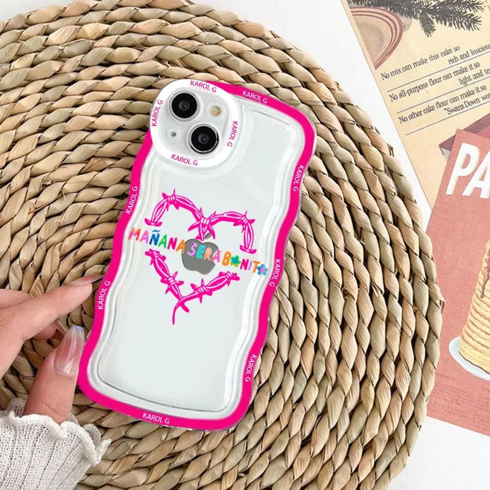 Karol G Manana Sera Bonito Handyhülle Für IPhone 15 13 12 12 14 Pro XS MAX Mini X XR SE2 7 Plus Weiches Silikon Transparente Hülle