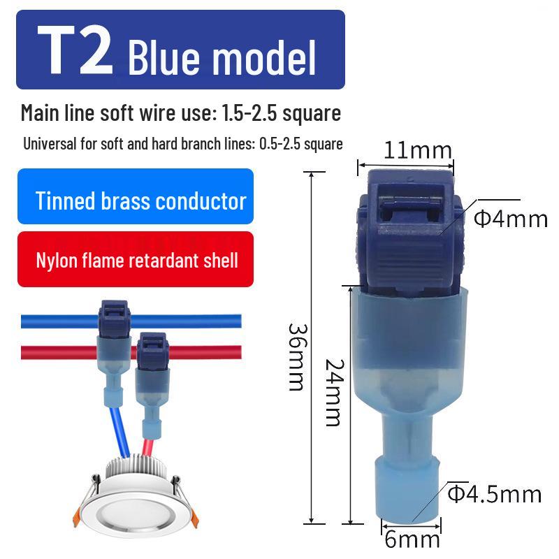T-Type Quick Wiring Terminal and Clip Connector Set