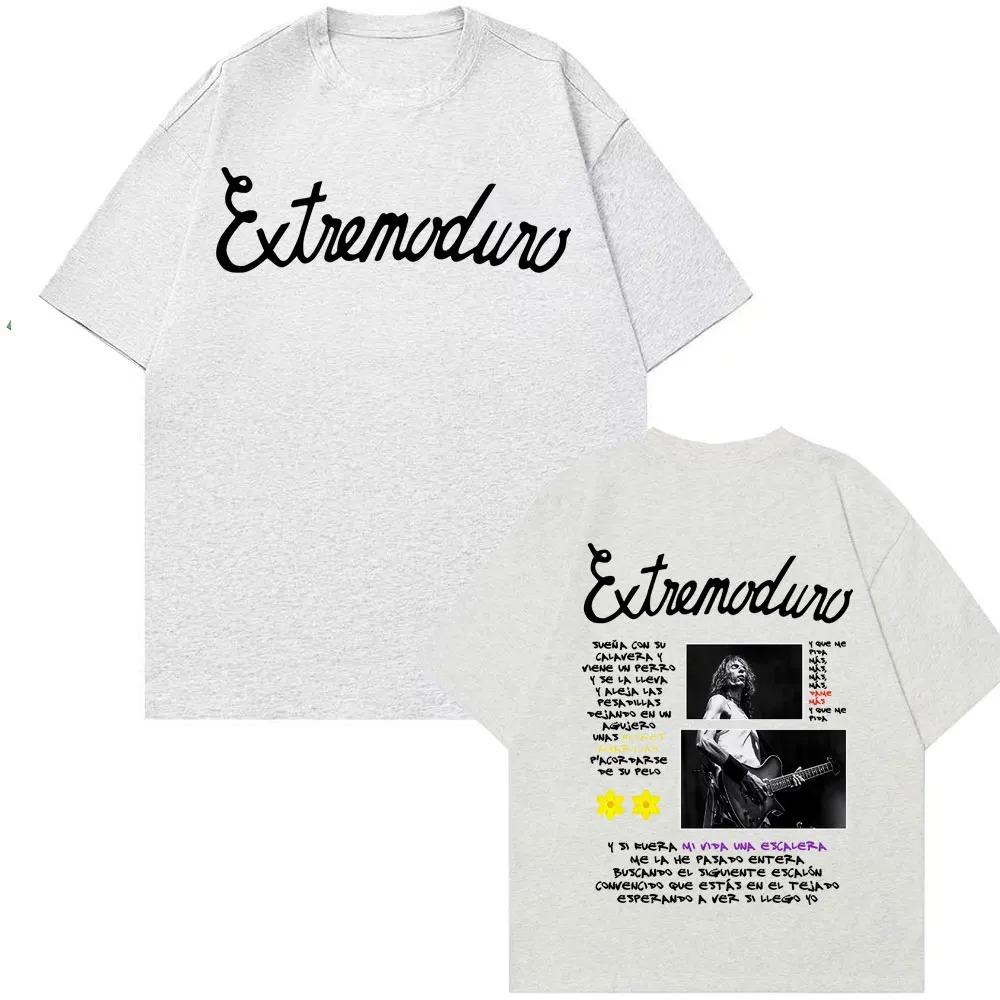 Rock Extremoduro Tour 2025 Merch Band Men's and Women's T-Shirt Fashion Short Sleeve Vintage Unisex Sweatshirt Men Women Hoodies