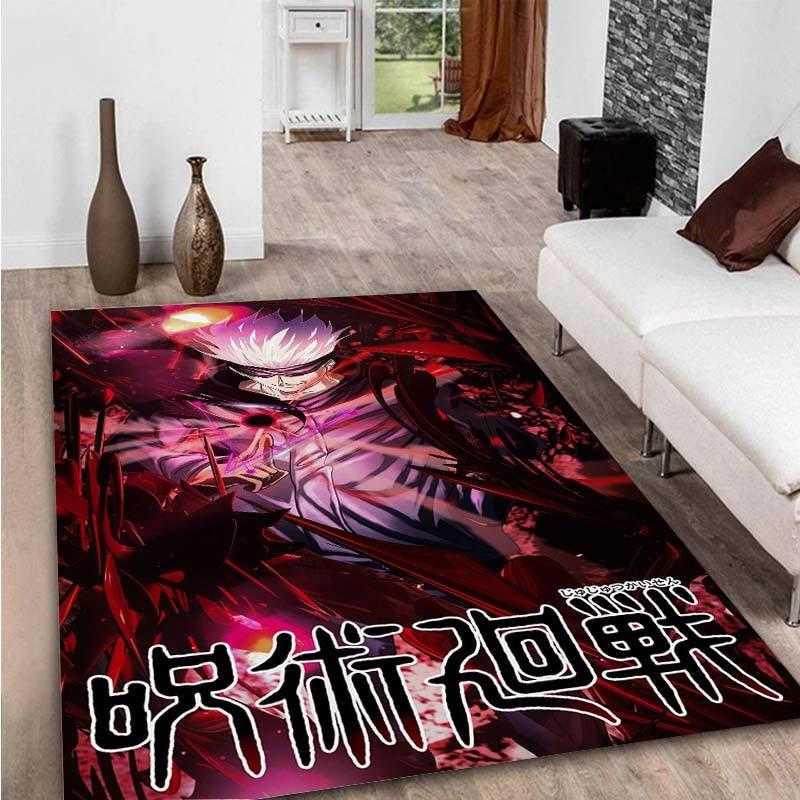 Anime Jujutsu Kaisen Rug Doormat Floor Mat Carpet Home Carpet Hotel Living Room Floor Mats Anti Slip Cosplay Carpet