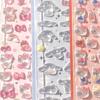 Style7 Sanrio Series 3D Stickers Stereoscopic Relief Crystal Bubble Cute My Melody Kuromi Cartoon Kid Reward Decals Decoration