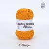 Xue Feier 4-Ply Milk Cotton Yarn for DIY Crochet Doll Keychains