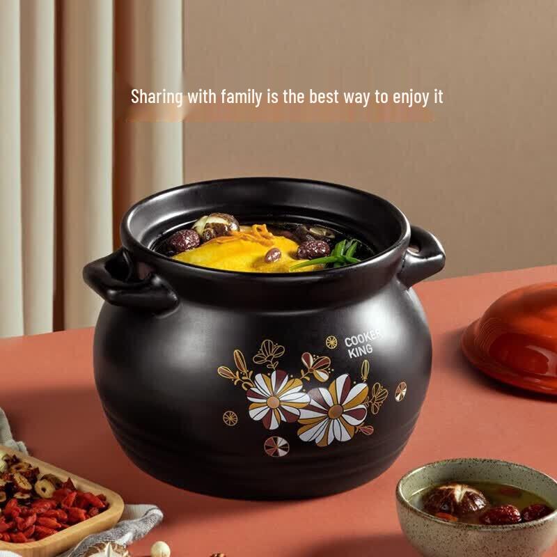 COOKER KING 5L Ceramic Soup Stew Casserole