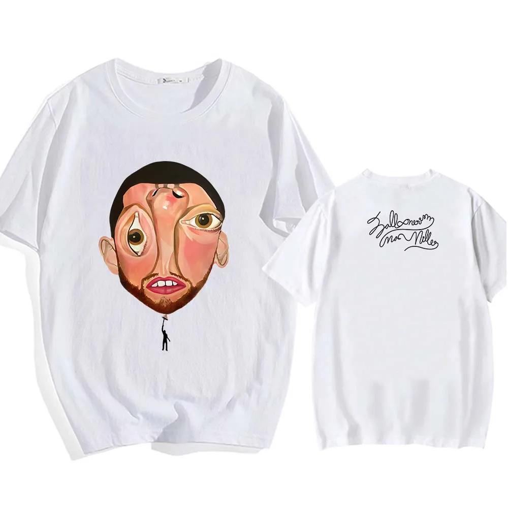

Tees Men Women Clothes Macc Miller Balloonerism Album 2025 T-shirt Short Sleeve Round Neck Tee-shirt Camisas Unisex Streetwea... S разноцветный