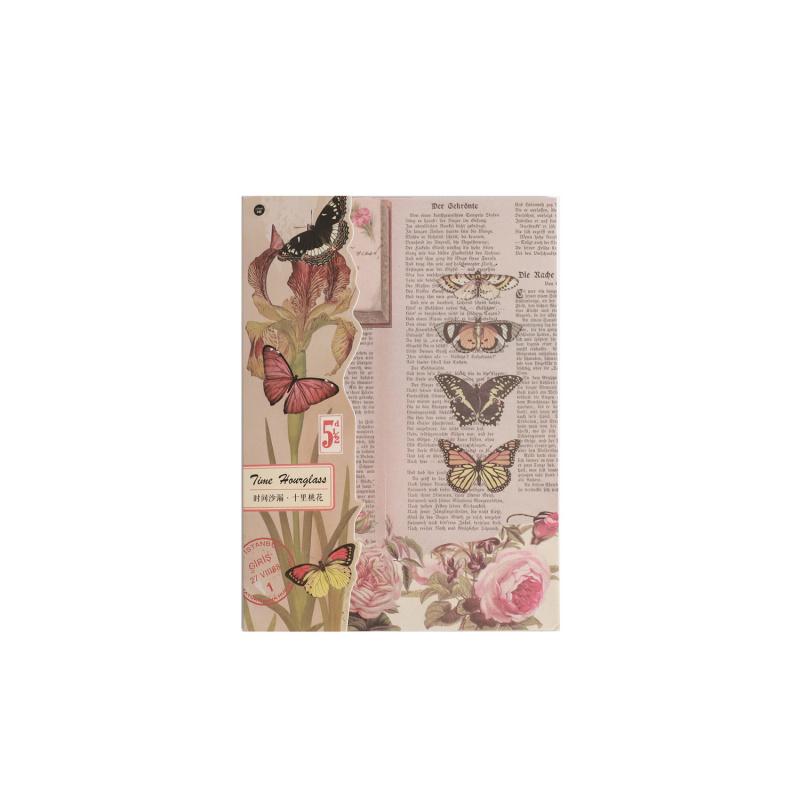 24Pcs Retro Aesthetic Collage Decorative Paper Vintage Junk Journal DIY Craft Background Supplies