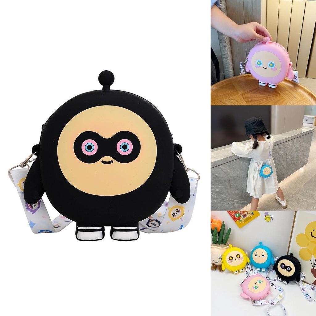 Childrens Silicone Coin Purse Featuring Adorable Eggy Party Pattern For Kids And Preschool