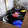 Astronaut Cartoon Space-Themed Carpet with Stars and Planets Design Suitable for Use As an Anti-slip for Living Room Bedroom Sofas