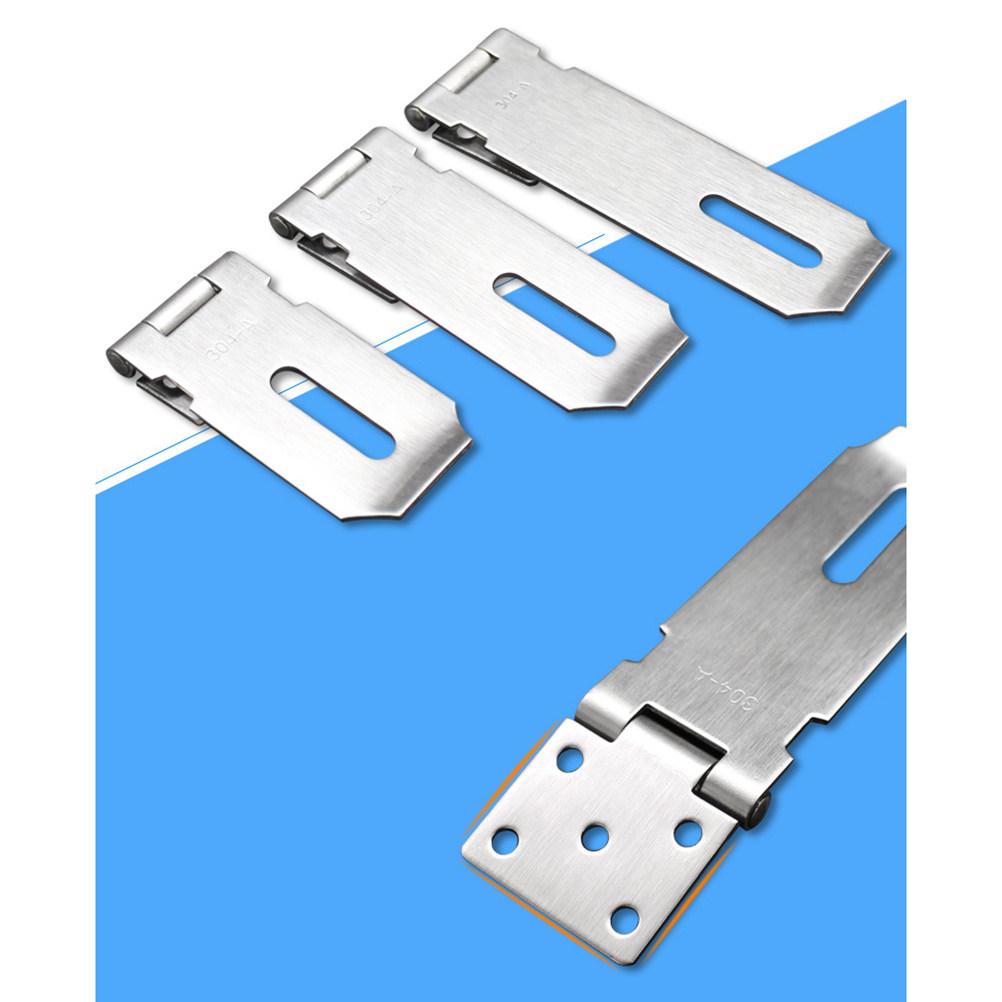 2 ks 3palcová nerezová visací zámková západka Bezpečnostní dvířková západka se skrytými šrouby pro skříňku, skříňku, bránu