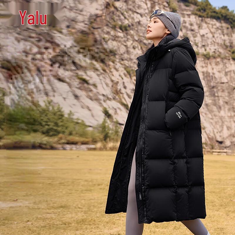 Yalu Women's Long Over-the-Knee Winter Down Jacket