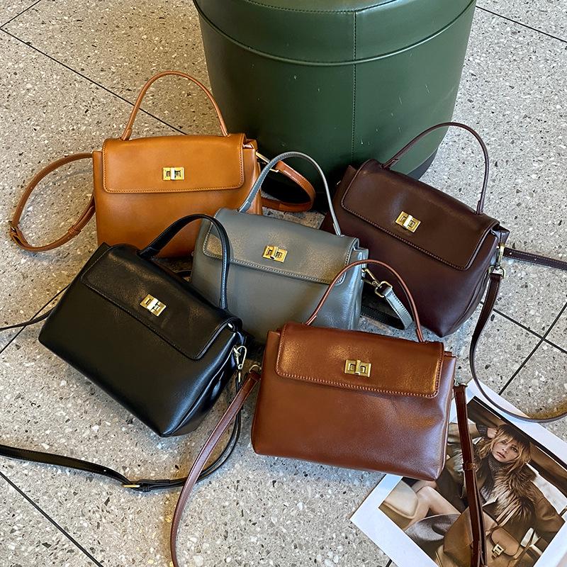 2024 Women's Genuine Leather Shoulder and Messenger Bags - Stylish, High-End Handbags