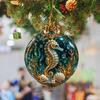 Adornos para Fiesta de Fantasía Azul Dorado, Bolas de Navidad Temáticas del Océano, Bolas Transparentes Iluminadas con Medusa Tortuga Pulpo, Creativas para Inauguración de Casa