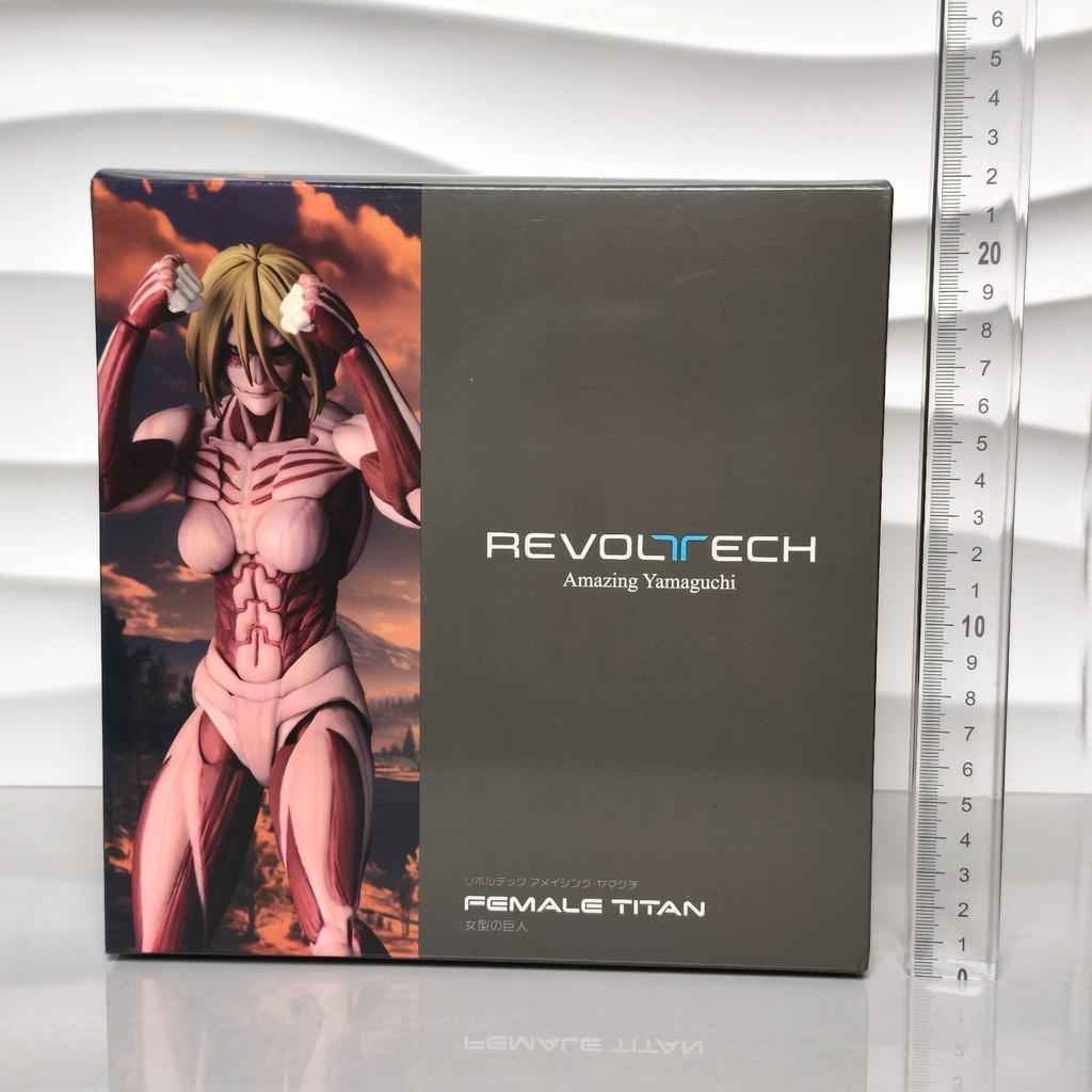 Attack On Titan Figure Revoltech Female Titan Action Figures Amazing Yamaguchi Anime Action Figures Model Collection Toy