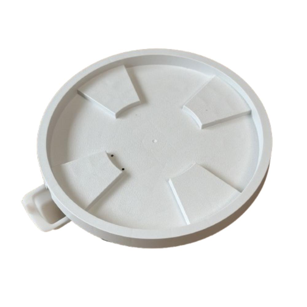 

Нескользящая Универсальная Колесная Мобильная База Круглая Передвижная Подставка для Растений Роликовый Поддон для Растений Для Дома 23cm белый