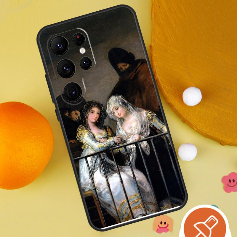 Spain Francisco Goya Art Phone Case For Samsung Galaxy S25 Ultra S23 S22 S21 Ultra S9 S10 S20 Plus S24 FE Funda Cover