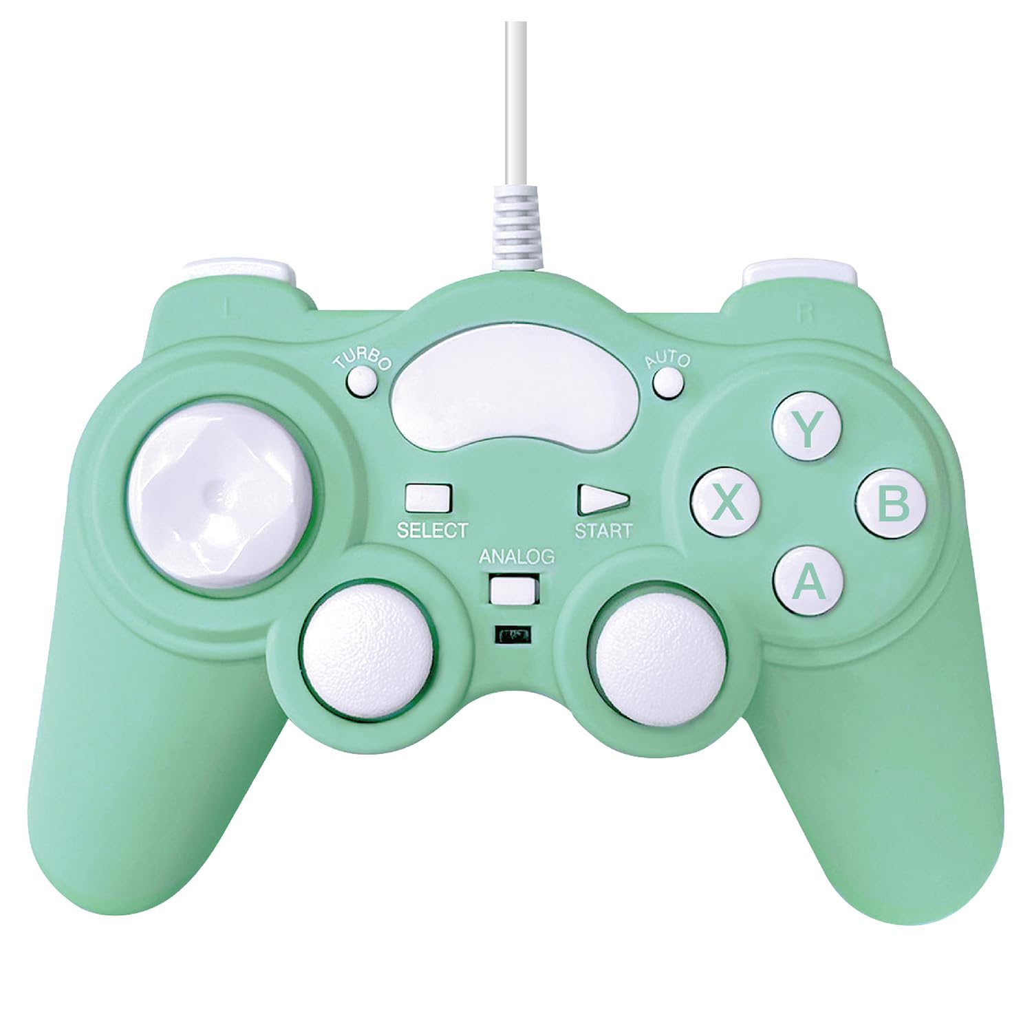 

Allone PC x 6 x 10 for PC Rapid Fire Wired Favorite Cute Controller, Mint, 16.5 cm, Games, Function, Only, Color, Lightweight, (ALGA-PCCMNT) м ятний