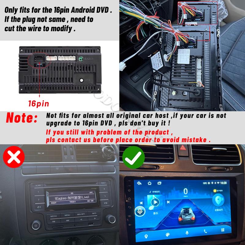 LED Steering Wheel Button remote control switch touch screen volume for VW Golf MK6 Polo Jetta MK5 Touran Caddy Bora accessories