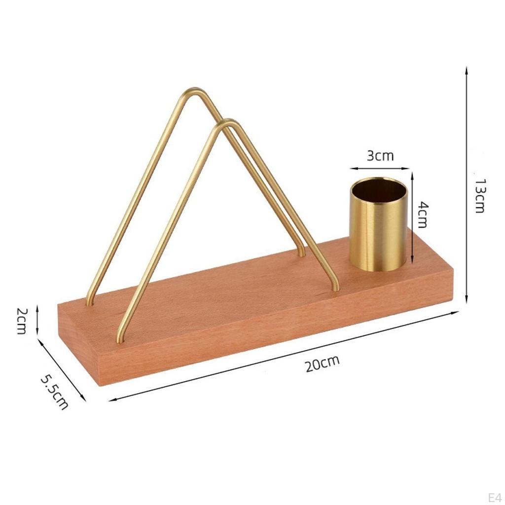 Chic Wooden Napkin Organizer for Home Dining