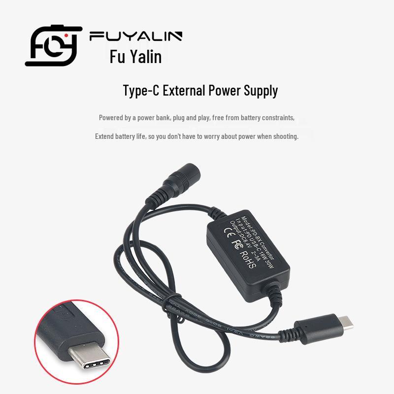 EP5A USB-C Adapter for Nikon D5100-D5500, P7800, EN-EL14 Battery