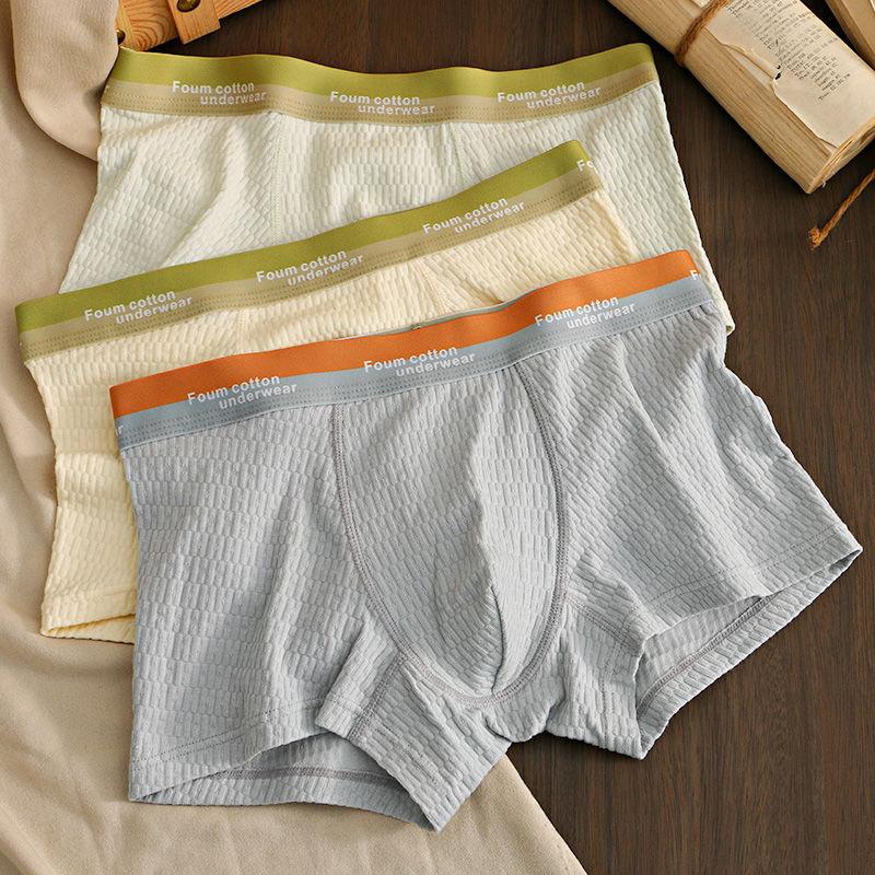 

3 шт. мужское нижнее белье хлопковые брюки с четырьмя углами молодежная мода мужские брюки с плоскими углами студенты 3XL