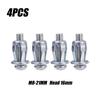 4PCS M4 M5 M6 M8 Petal Rivet Lock Nuts with Screw Fixed License Plate for Car Vehicle Screw Iron Skin Metal Screw Jack Nuts